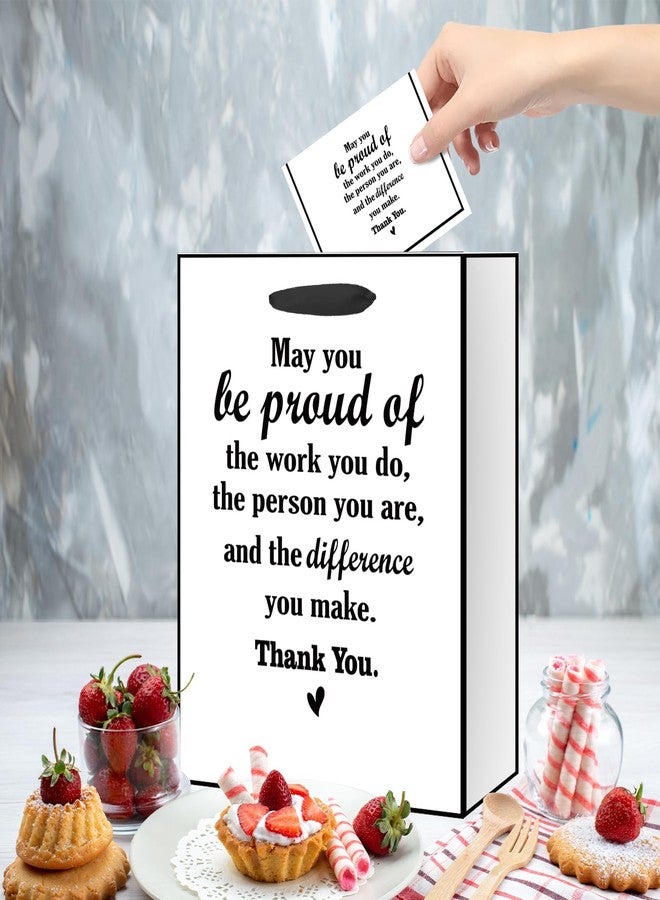 Yoirrat We Appreciate You Gift Bag with Tissue Paper Greeting Card Thank You Gift Wrapping Bag with Handle for Pastor Employee Staff Inspirational Gifts Teacher Doctor Retirement Appreciation Christmas Party Decor﻿ (Be Proud of You) - Image 4